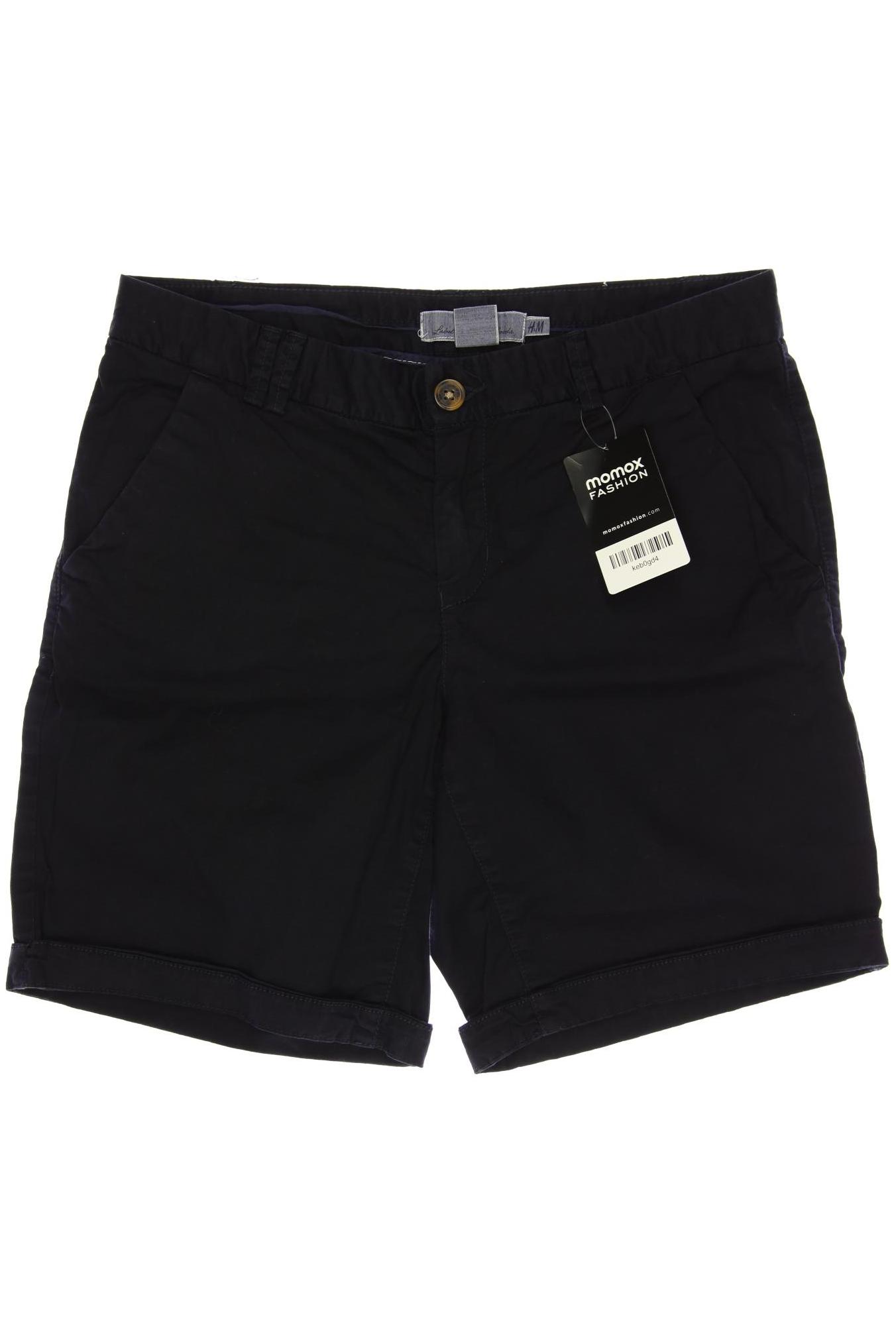 H&M Damen Shorts, marineblau, Gr. 38 von H&M