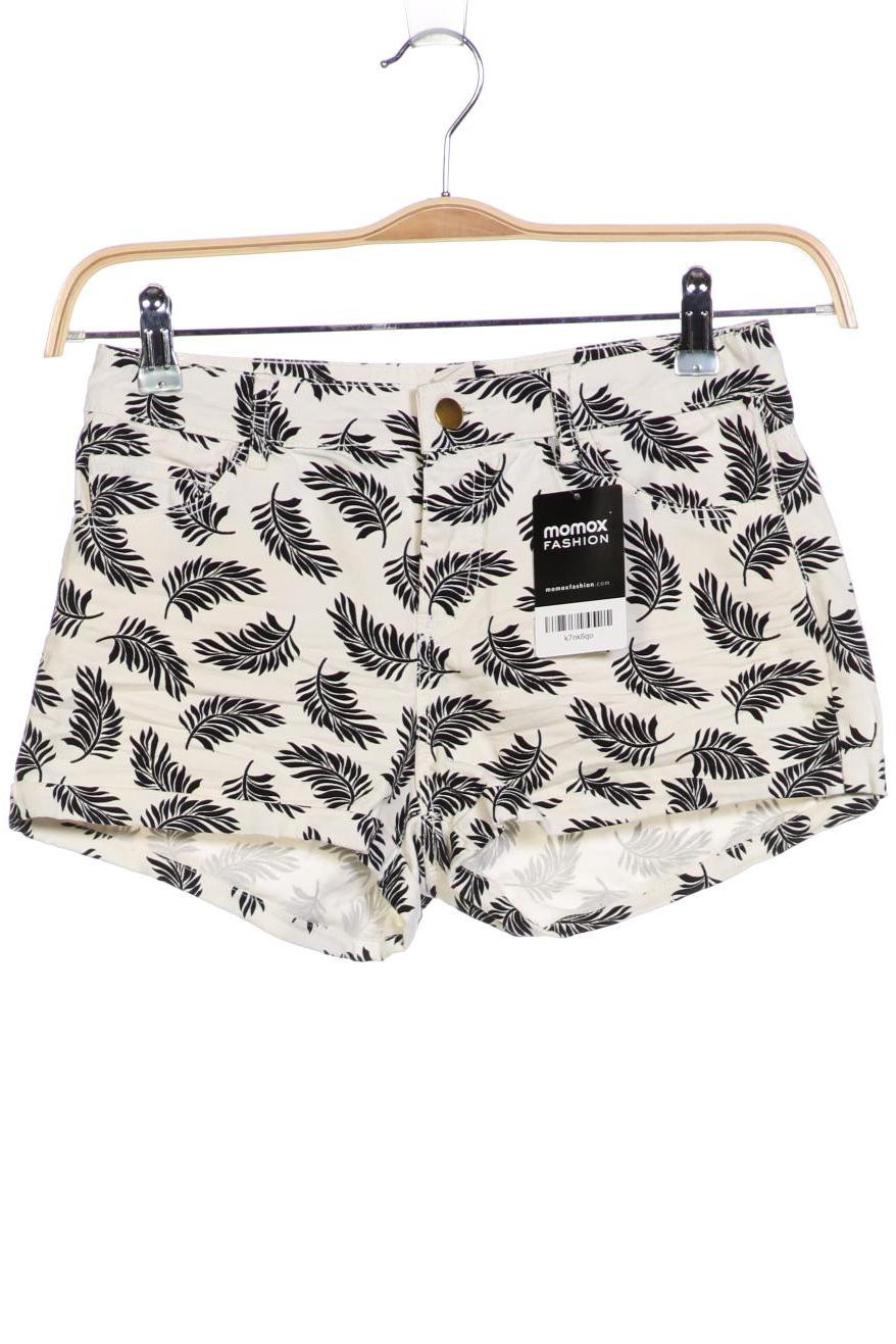 H&M Damen Shorts, weiß, Gr. 34 von H&M