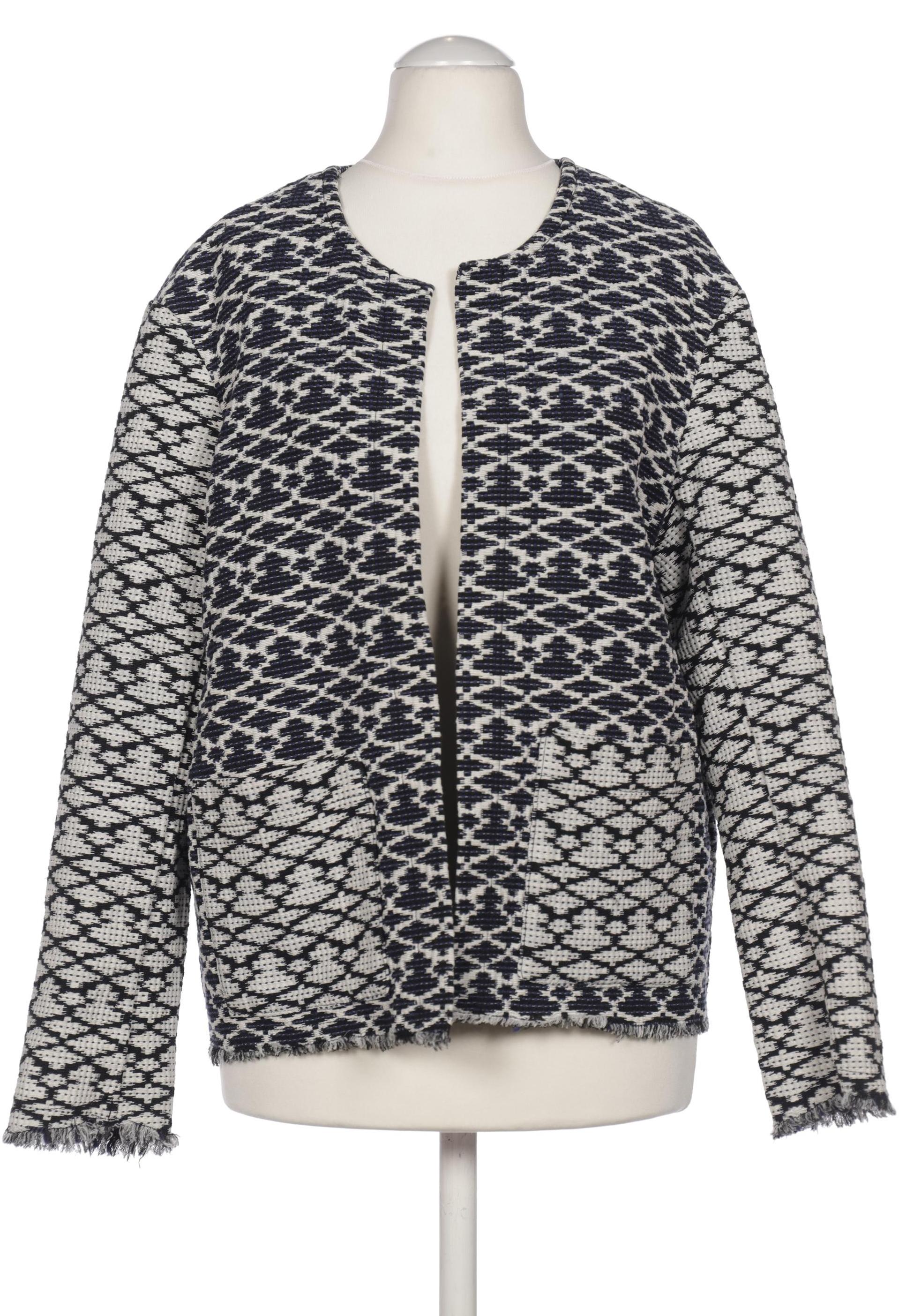 H&M Damen Strickjacke, marineblau, Gr. 36 von H&M