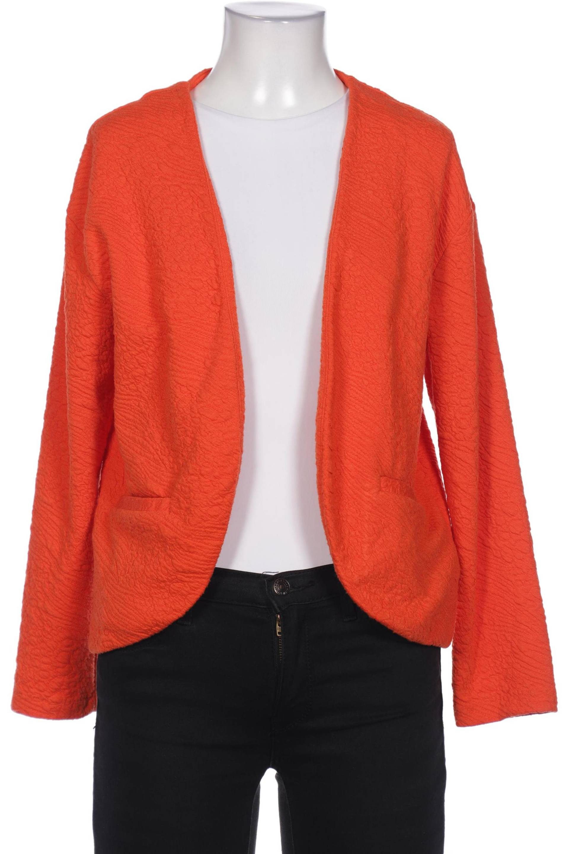 H&M Damen Strickjacke, orange, Gr. 36 von H&M