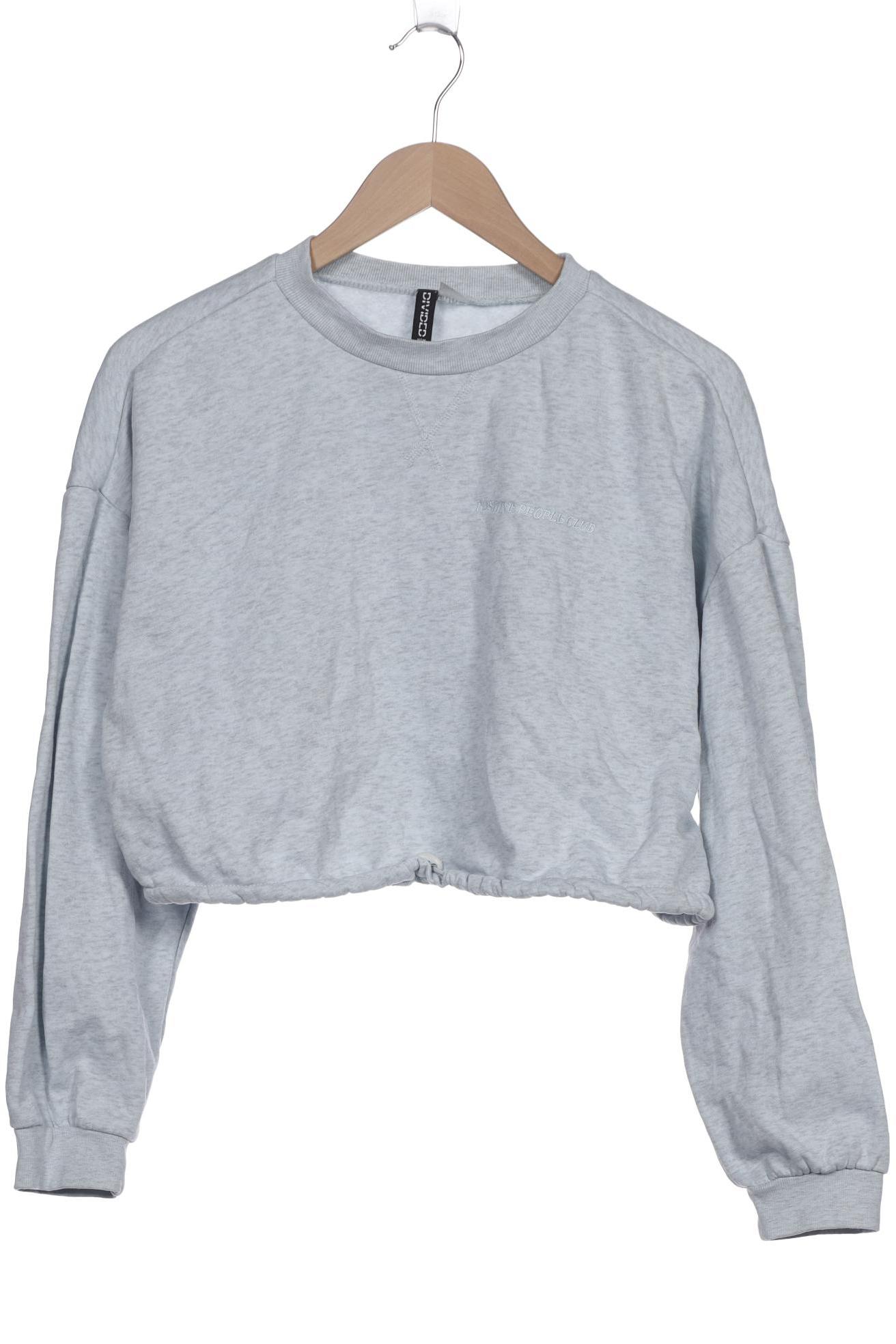 H&M Damen Sweatshirt, hellblau, Gr. 36 von H&M