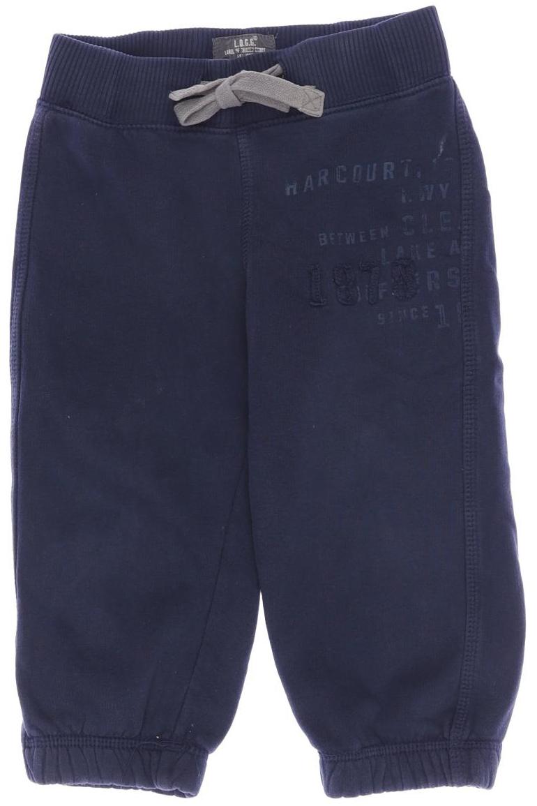 H&M Damen Stoffhose, marineblau, Gr. 92 von H&M