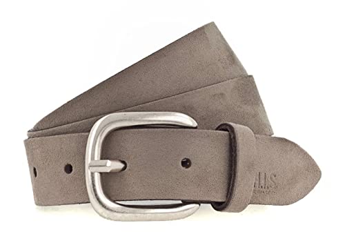 H.I.S 30mm Leather Belt W75 Taupe von H.I.S