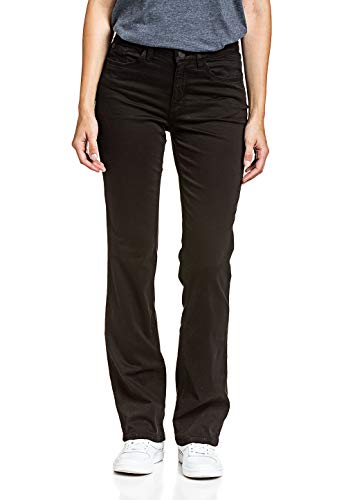 H.I.S Jeans Damen Straight Leg Hose Coletta HIS-143-01-004, Gr. 34/L33, Schwarz (black 9000) von H.I.S