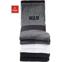 Witt Damen Sportsocken, 2x weiß, 2x schwarz, 2x grau meliert von H.I.S