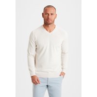 Witt Herren Strickpullover, beige von H.I.S