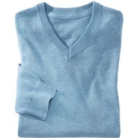 Witt Herren Strickpullover, blau-meliert von H.I.S