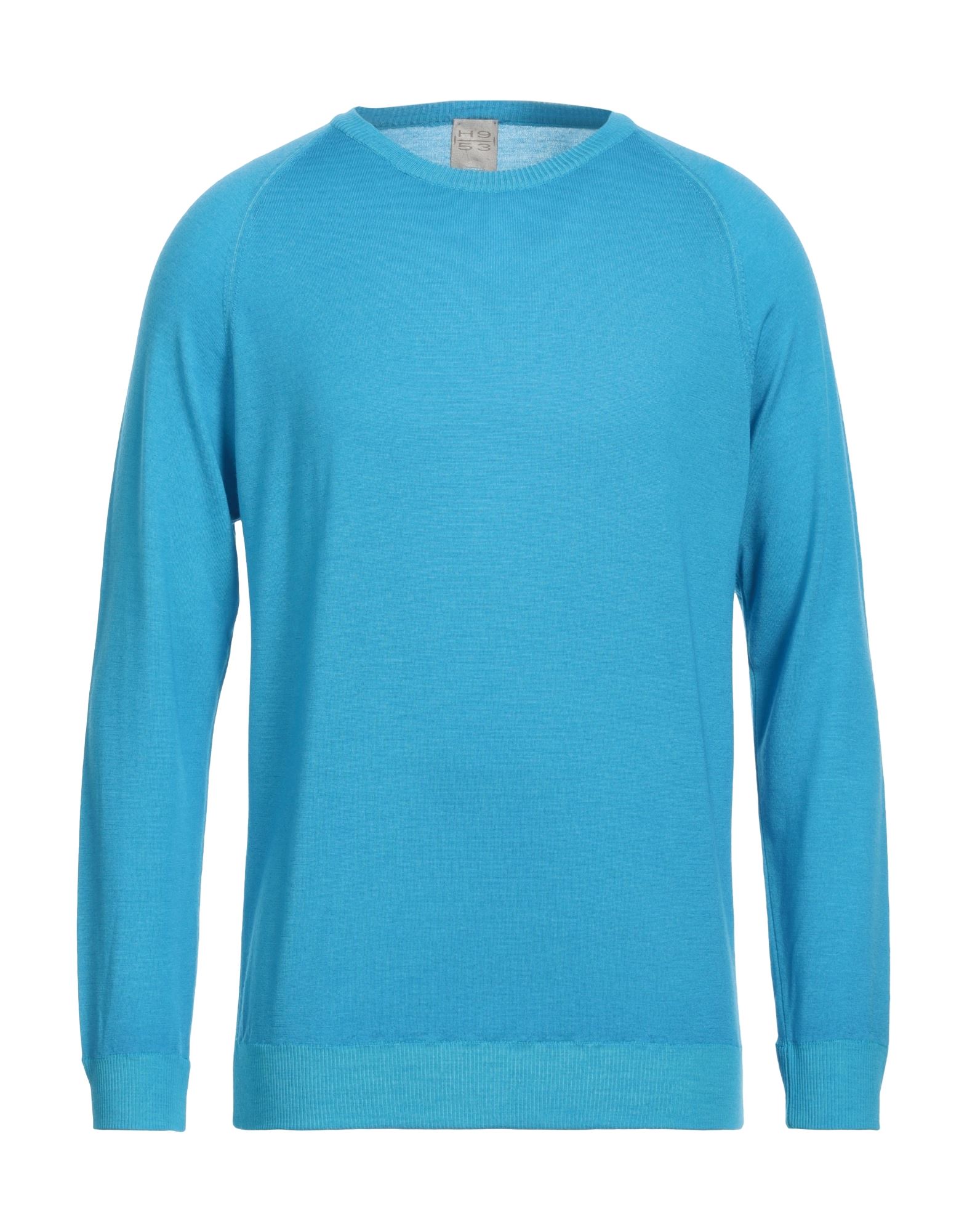 H953 Pullover Herren Azurblau von H953