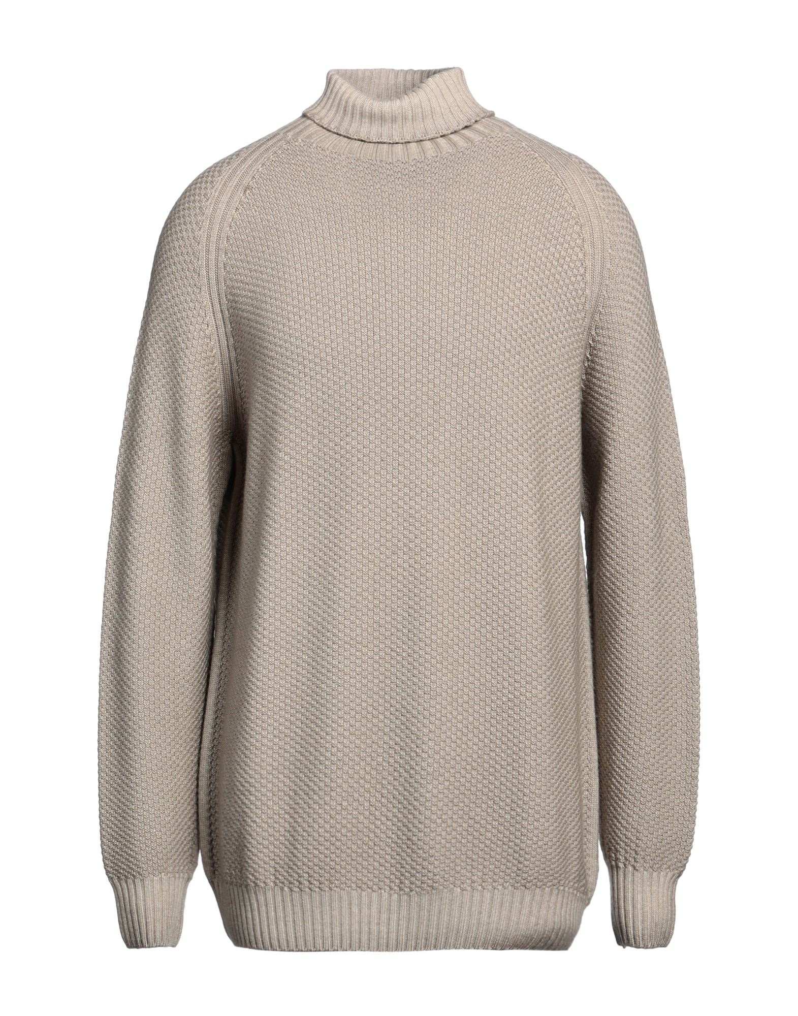 H953 Rollkragenpullover Herren Beige von H953