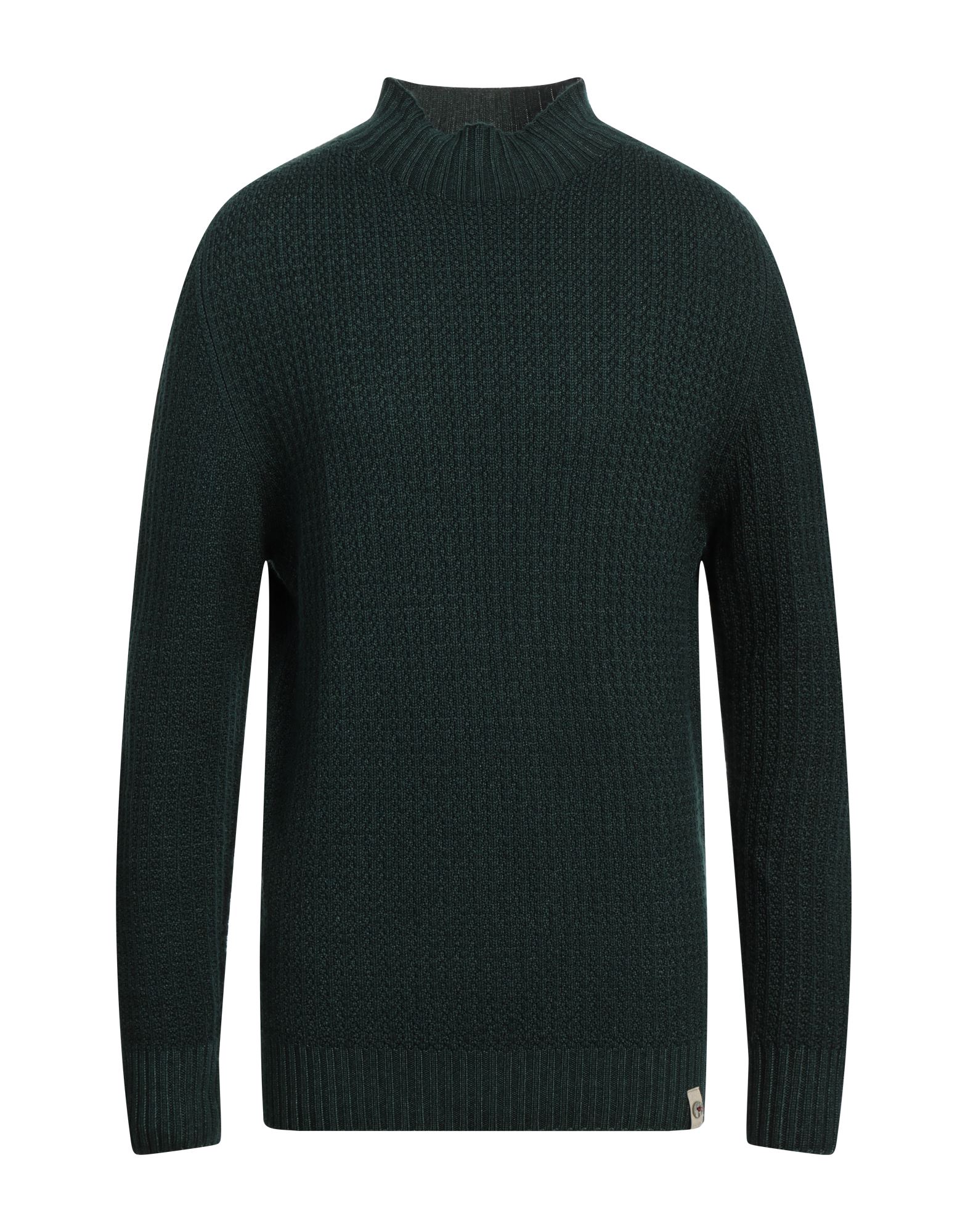 H953 Rollkragenpullover Herren Dunkelgrün von H953