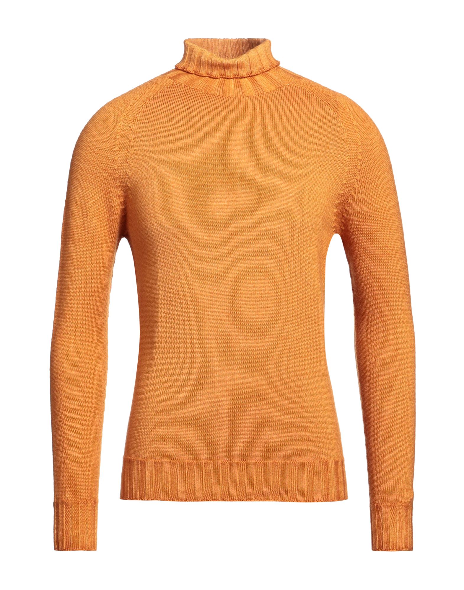 H953 Rollkragenpullover Herren Orange von H953