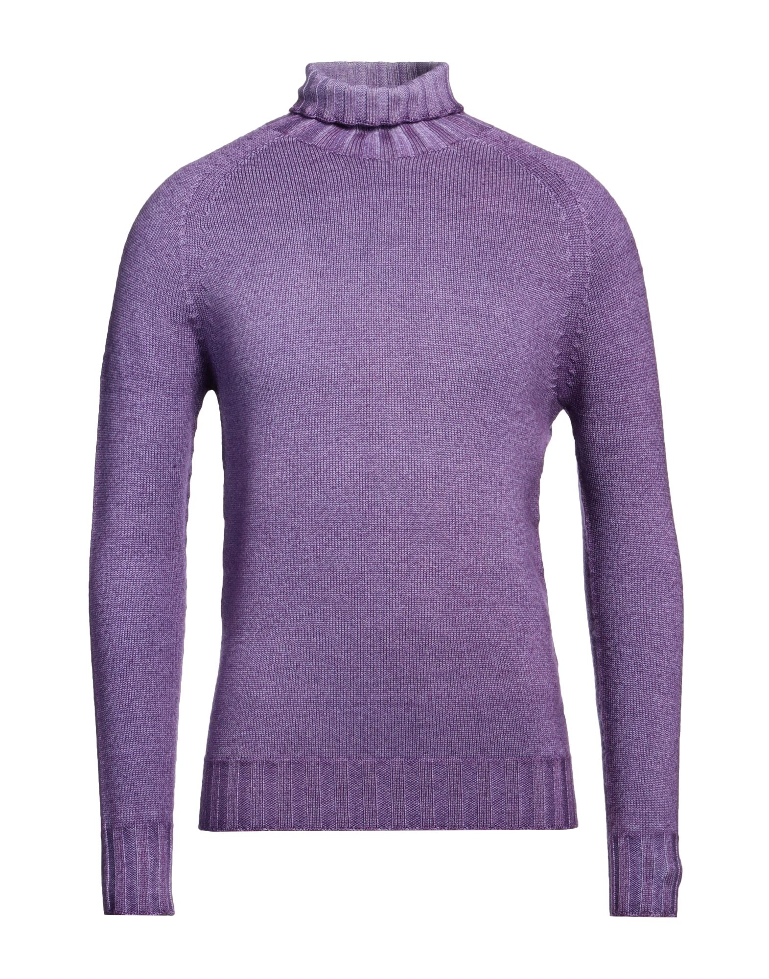 H953 Rollkragenpullover Herren Violett von H953