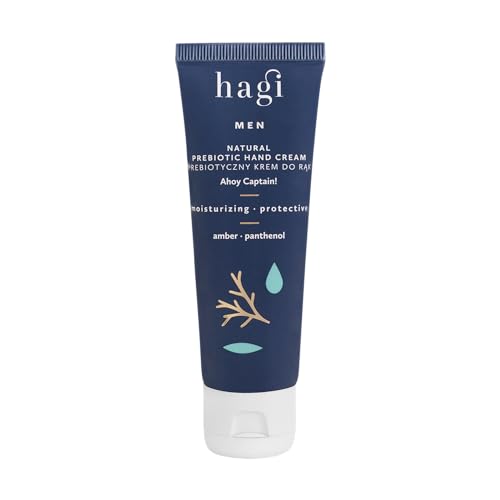 Hagi Ahoy Captain Prebiotische Handcreme, 50ml, Feuchtigkeitsspendend und Schützend für Männer, mit Panthenol, Glycerin, Inulin und Vitamin E von HAGI