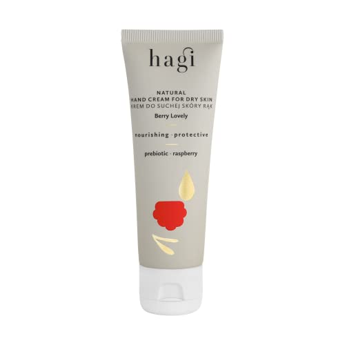 Hagi Berry Lovely - Natürliche Handcreme für Trockene Haut | Inulin | Panthenol | Roter Fruchtextrakt | Erdbeerextrakt | Himbeerextrakt | Brombeerextrakt | Pflegend & Schützend | 50 ml von HAGI