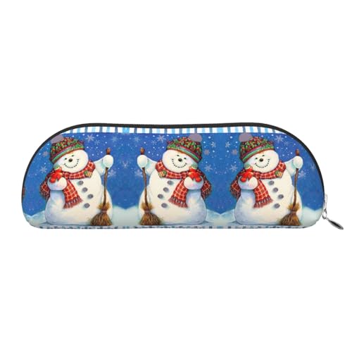 HAHAFU Federmäppchen aus Leder mit Aufschrift "Merry Christmas" für Mädchen und Jungen, niedlicher Druck, Schreibwaren, Organizer, Tasche, Schule, Büro, Federmäppchen, silber, Einheitsgröße, von HAHAFU