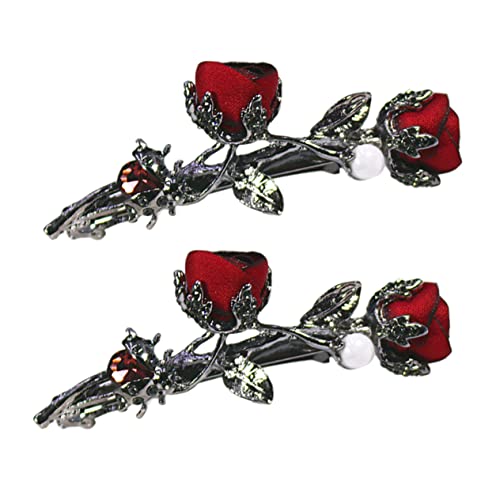 HAKIDZEL Blumen-haarspangen Aus Legierung Rosen-design Leicht Und Bequem Für Damen Langlebig Und Robust HAKIDZEL Blumen-haarspangen Aus Legierung Rosen-design Leicht Und Bequem Für Damen Langlebig Und Robust von HAKIDZEL