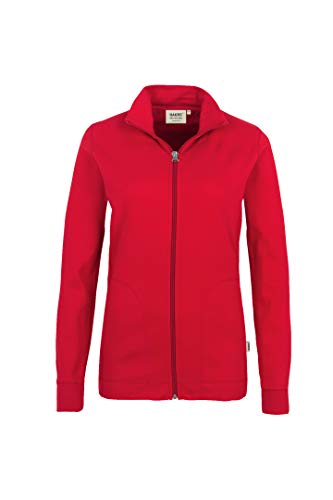 HAKRO Damen Casual Sweatjacke - 227 - rot - Größe: XL HAKRO Damen Casual Sweatjacke - 227 - rot - Größe: XL von HAKRO