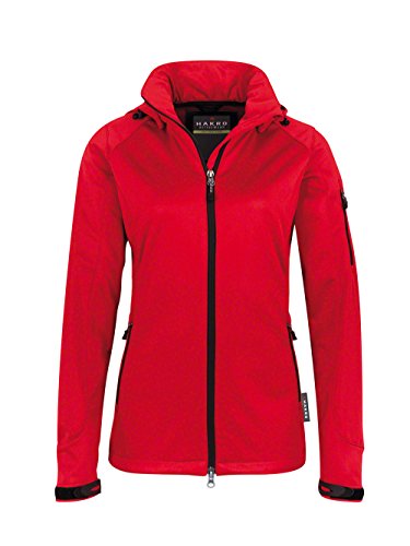 HAKRO Damen Softshell-Jacke Alberta - 248 - rot - Größe: M von HAKRO