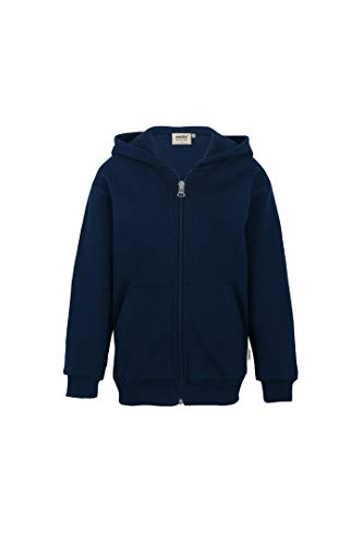 HAKRO Kinder Jacke mit Kapuze - 620 - tinte - Größe: 164 von HAKRO