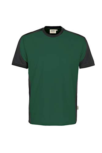 HAKRO T-Shirt Contrast Performance, Tanne/anthrazit, 2XL von HAKRO