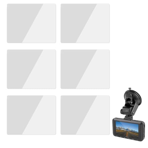 HAMKU 6 Stück Autokamera Zubehör - Antistatische Folien für klare Sicht auf der Windschutzscheibe, transparent, Statische Sticker - Kompatibel mit Dashcams HAMKU 6 Stück Autokamera Zubehör - Antistatische Folien für klare Sicht auf der Windschutzscheibe, transparent, Statische Sticker - Kompatibel mit Dashcams von HAMKU