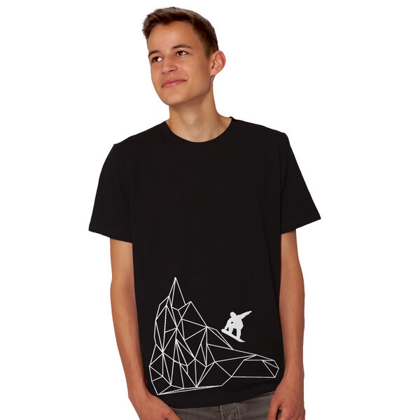 HANDGEDRUCKT "Origamipiste" Männer T-Shirt von HANDGEDRUCKT