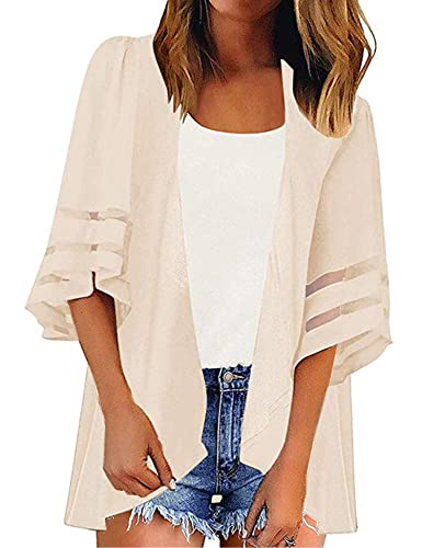 HANERDUN Bikini Cover Up für Damen Cardigan Strand Sommer Strandponcho Strandurlaub Badeanzug HANERDUN Bikini Cover Up für Damen Cardigan Strand Sommer Strandponcho Strandurlaub Badeanzug von HANERDUN