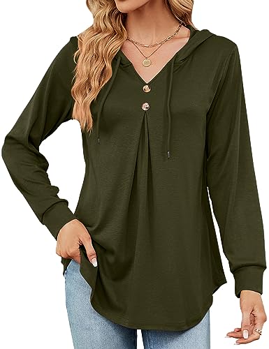 HANERDUN Damen Kapuzenpullover Sweatjacke Herbst Langarm Oberteile Lässiges lockeres Top Freizeit Sport Outdoor Casual Style HANERDUN Damen Kapuzenpullover Sweatjacke Herbst Langarm Oberteile Lässiges lockeres Top Freizeit Sport Outdoor Casual Style von HANERDUN