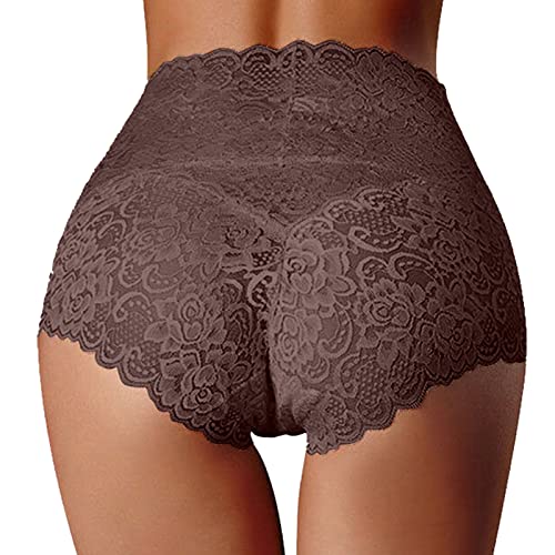 HANXIULIN Mädchen Höschen Baumwolle Unterwäsche High Waist Taillenslip Seamless Slips Komfort Unterwäsche Sexy Bequeme Schlüpfer von HANXIULIN