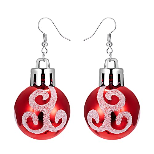 Long Flower Earrings Christmas Gift 24 Days Countdown Calendar Box DIY Snowflake Beaded Leather for Earrings (Color : G#1, Size : One Size) von HAODUOO