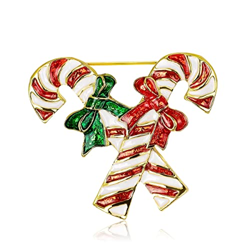 Pin Schmuck Geschenke for Frauen Niedliche eingelegte Strassperlen Weihnachtsbroschen for Frauen Kreative bunte Stiefel Schneemann Pins Partyzubehör Pullover Schmuck Broschen und Pins von HAODUOO