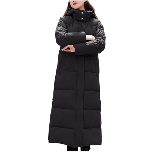 Winterjacke Damen Leicht Und Warme, Sale Daunenjacke Elegant Und Schick, Wintermantel Wasserdicht Bequem, Steppjacke Mit Kapuze Und Knopftasche, Verlängerte Wintermantel Gepolsterte Daunenmantel Winterjacke Damen Leicht Und Warme, Sale Daunenjacke Elegant Und Schick, Wintermantel Wasserdicht Bequem, Steppjacke Mit Kapuze Und Knopftasche, Verlängerte Wintermantel Gepolsterte Daunenmantel von HAOLEI