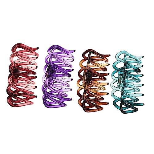 HAPINARY Haarspangen Damen Aus Acryl 4 Stück Haarklammern Haarschmuck Accessoire Für Locken Styling Party Und Alltag HAPINARY Haarspangen Damen Aus Acryl 4 Stück Haarklammern Haarschmuck Accessoire Für Locken Styling Party Und Alltag von HAPINARY