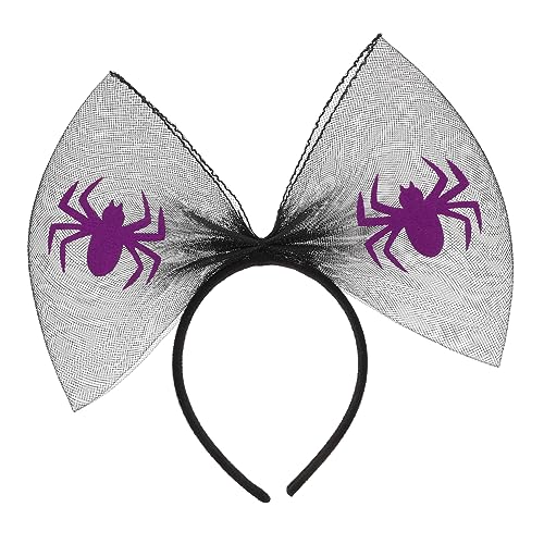 HAPINARY Halloween-stirnband Mit Schleife Kopfschmuck Für Party Spinnen-haarband Haardekoration Karnevalsparty HAPINARY Halloween-stirnband Mit Schleife Kopfschmuck Für Party Spinnen-haarband Haardekoration Karnevalsparty von HAPINARY