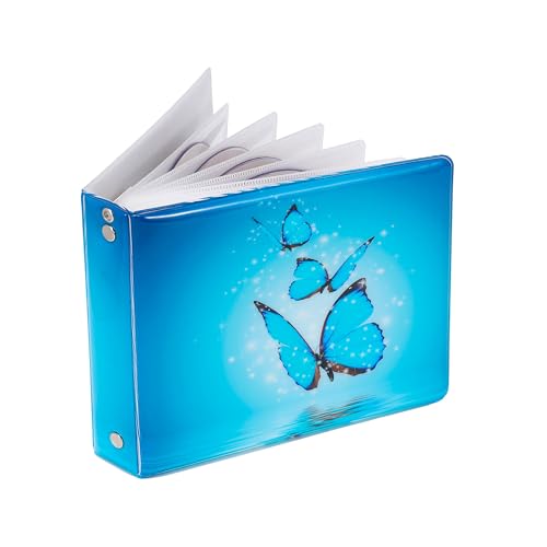 HAPPYLIVE SHOPPING CD-/DVD-Hülle, CD-Halter, tragbare CD-/DVD-Hülle, CD-Aufbewahrung, Ordnertasche, Auto-CD-Halter, Booklet, Blu-ray-Brieftasche für Auto, Zuhause, Büro, Reisen (blaue Schmetterlinge) HAPPYLIVE SHOPPING CD-/DVD-Hülle, CD-Halter, tragbare CD-/DVD-Hülle, CD-Aufbewahrung, Ordnertasche, Auto-CD-Halter, Booklet, Blu-ray-Brieftasche für Auto, Zuhause, Büro, Reisen (blaue Schmetterlinge) von HAPPYLIVE SHOPPING