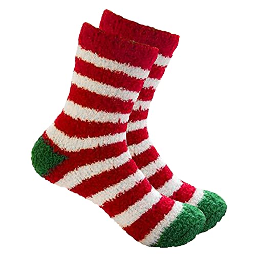 HAQUOS Lustige Socken Damen - Weiche und bequeme Socken Strick Thermosocken Baumwolle Motiv Socken Beheizbare Thermosocken Damen Adventskalender Socken Damen Funny Sportsocken Damen von HAQUOS