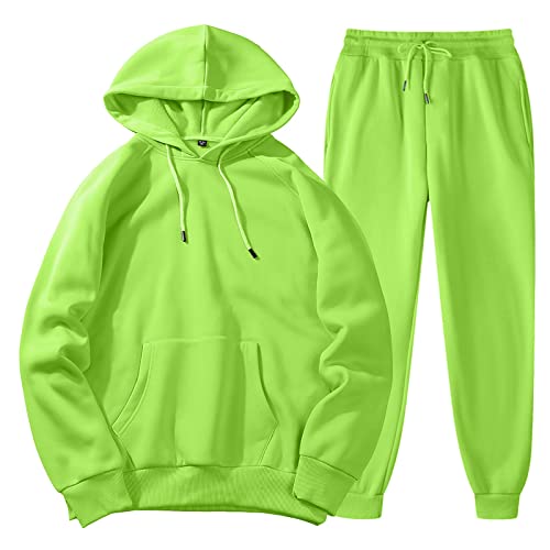 Männer mit Hosen Hoodie plus Freizeit Winter Fleece mit Kapuze Damen Anzüge Pullover und Hosen Sweatershirt Top Hose Jogginganzug Herren Mit Geschenkbox Herren von HAQUOS