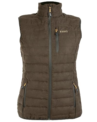 Hart Damen Weste Montaraz-V Oliv-Braun L von HART