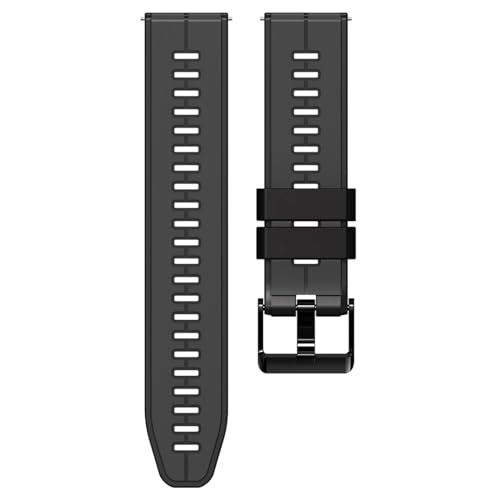 HASMI 20 22 mm Uhrenarmband kompatibel for Huawei Watch GT Runner GT2 Pro GT3 42 mm 46 mm Smart Watch Band GT GT 2 GT 3 Pro 46 mm Correa (Color : CB-BK, Size : For Samsung Watch 5) von HASMI