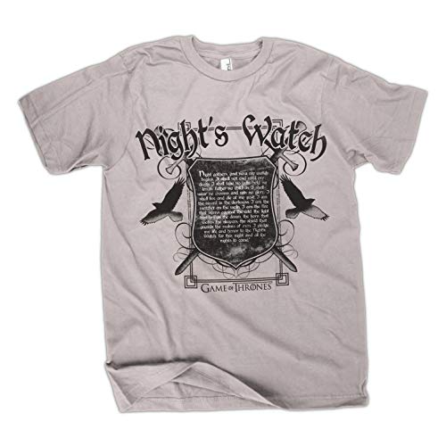 HBO'S Game of Thrones Herren T-Shirt Nights Watch - Schwarz - Medium von Game of Thrones