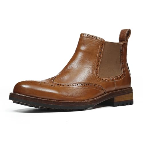 HCDZF Gelb,38 EU,Herren Chelsea Boots Casual Dress Boots Bequeme Oxfords Stiefeletten HCDZF Gelb,38 EU,Herren Chelsea Boots Casual Dress Boots Bequeme Oxfords Stiefeletten von HCDZF