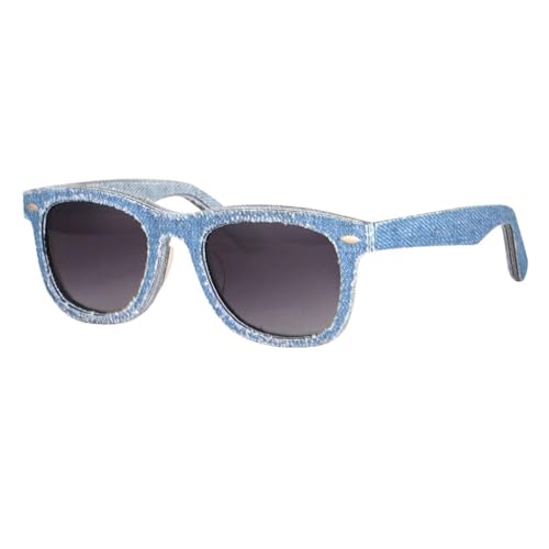 HCHES Herren-Sonnenbrille, polarisiert, Denim, Jeans, Brillengläser, Sonnenbrille, Damen, Camouflage-Brille, Sonnenbrille, C2 polarisiert, Einheitsgröße von HCHES