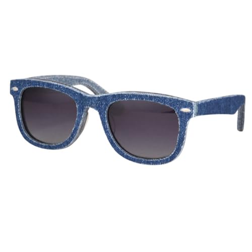 HCHES Herren-Sonnenbrille, polarisiert, Denim, Jeans, Brillengläser, Sonnenbrille, Damen, Camouflage-Brille, Sonnenbrille, C3 polarisiert, Einheitsgröße von HCHES