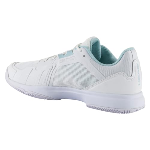 HEAD Damen Sprint Team 3.5 Clay Women Tennisschuhe, Weiß/Aqua, 38 EU von HEAD