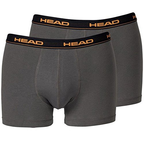 HEAD Herren Boxer Boxershort Unterhose 8er Pack dunkelgrau 862 - M von HEAD