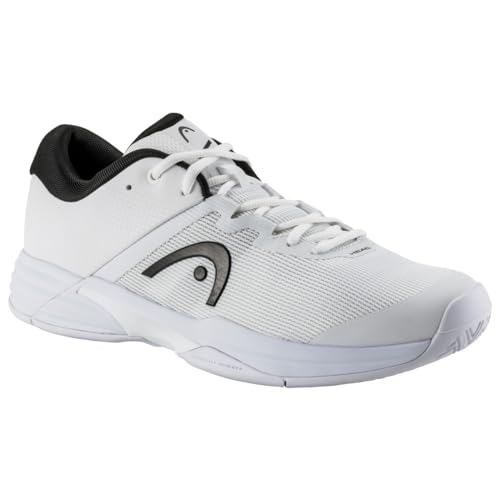 HEAD Herren Revolt Evo 2.0 Men Tennisschuhe, Weiß/Schwarz, 42 EU von HEAD