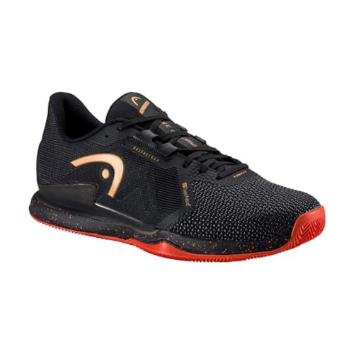 HEAD Herren Sprint Pro 3.5 Sf Clay Tennisschuhe Sandplatzschuh Schwarz - Orange 46 von HEAD