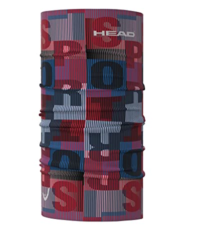 HEAD Original Tube Sport, Multifunktionstuch Onesize Unisex Schlauchschal Herren Damen Winter Neckwarmer Winddicht Skifahren Radfahren UV Schutz Schlauchtuch Tube Bandana Schlauchtuch von HEAD