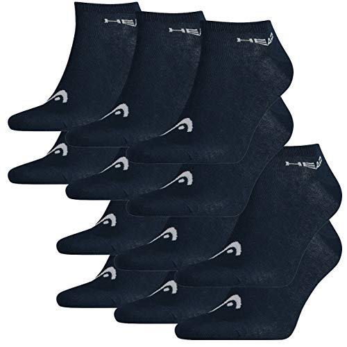 HEAD Unisex Sneaker Sportsocken 12er Pack, Größe:43/46, Farbe:Navy (321) von HEAD