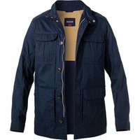 HECHTER PARIS Herren Fieldjacket blau Baumwolle unifarben von HECHTER PARIS